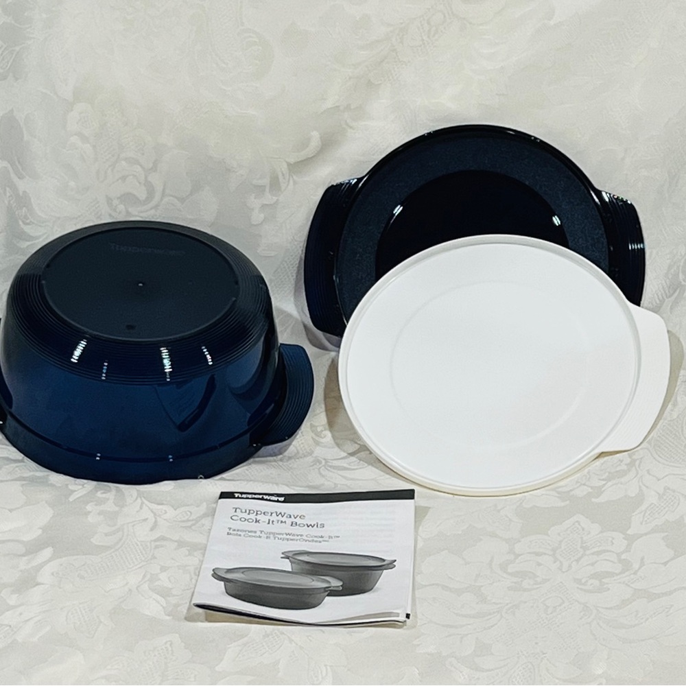 NEW (NIP) Tupperware Tupperwave Cook-It Bowls , 1 1/2 cups capacity - Picture 4 of 5